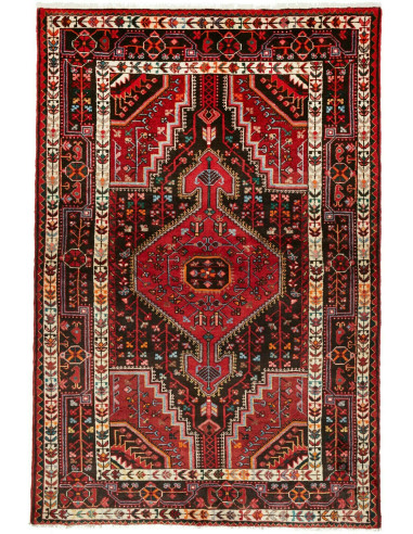 Hamadan Persia marrone sella e grano 145x216