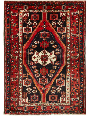 Hamadan Persia nero e grano 152x216