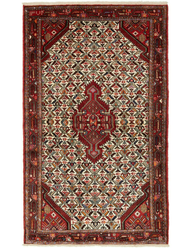 Hamadan Persia marrone sella e grano 128x208