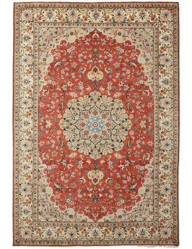 Kashan Persia marrone rosato e terra di siena 205x306