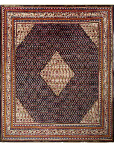 Sarough Persia verde oliva scuro e nero 285x340