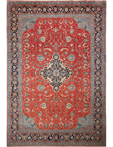 Sarough Persia terra di siena e marrone rosato 265x385