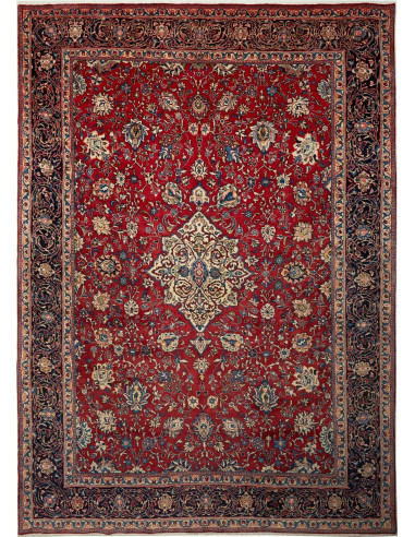 Sarough Persia marrone sella e nero 282x402