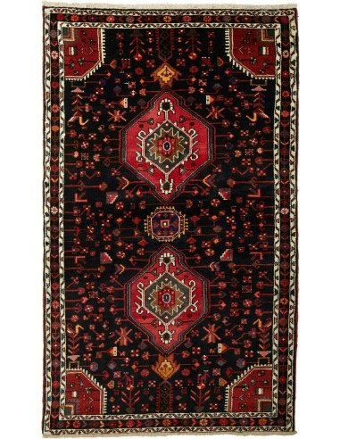 Hamadan Persia nero e marrone sella 145x218