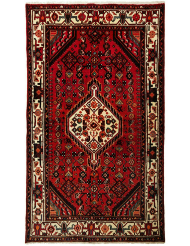 Hamadan Persia nero e abbronzatura 135x232