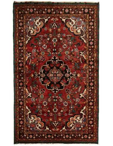 Hamadan Persia marrone rossiccio e terra di siena 125x204
