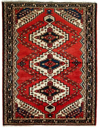 Hamadan Persia marrone e grano 150x201