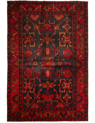 Hamadan Persia nero e marrone 137x208
