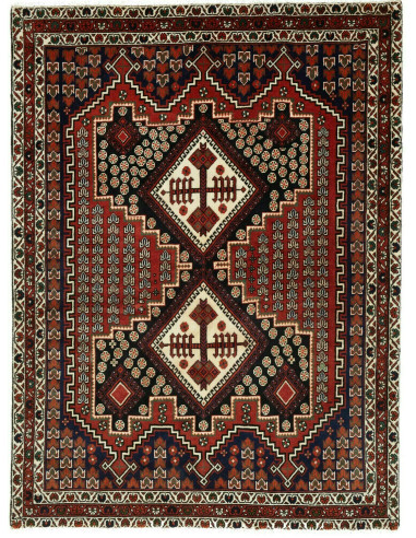 Hamadan Persia grigio ardesia scuro e argento 132x180