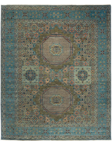 Mamlouk Pakistan grigio tenue e argento 245x300