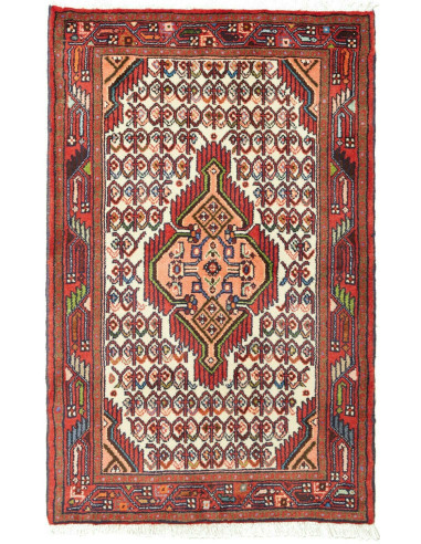 Hamadan Persia terra di siena e rosso indiano 80x126