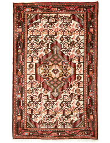 Hamadan Persia rosso indiano e bisque 78x125