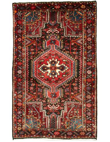 Hamadan Persia grigio ardesia scuro e terra di siena 84x136