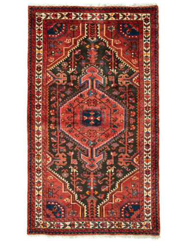 Hamadan Persia terra di siena e grigio ardesia scuro 82x146