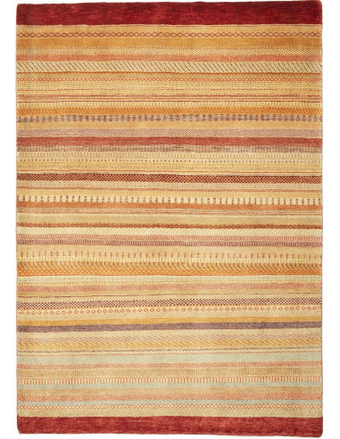 Gabbeh Fine Pakistan legno robusto e marrone 143x202