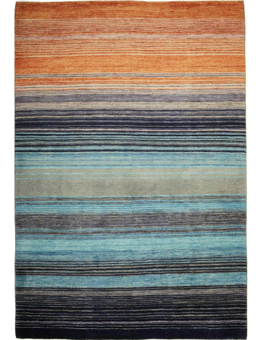 Gabbeh Fine Pakistan grigio e nero 170x247