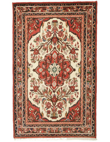 Hamadan Persia terra di siena e grigio ardesia scuro 87x140