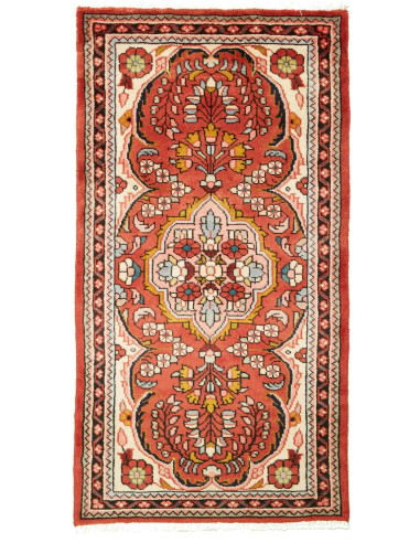 Hamadan Persia terra di siena e grigio ardesia scuro 72x138