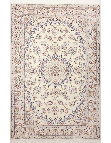 Nain 9La Persia grigio chiaro e verde oliva scuro 134x202