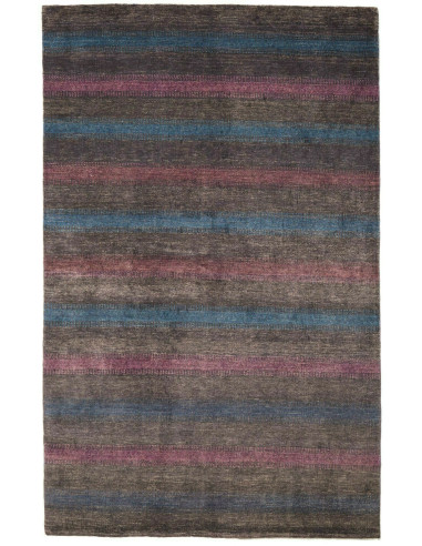 Gabbeh Fine Pakistan grigio tenue e grigio ardesia scuro 162x255