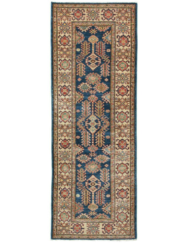 Kazak Fine Pakistan grigio e grigio ardesia scuro 73x208