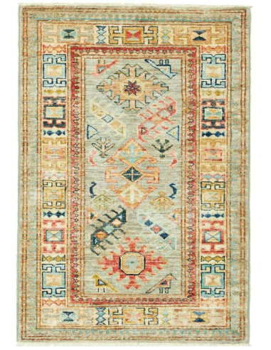 Kazak Fine Pakistan abbronzatura e abbronzatura 63x93