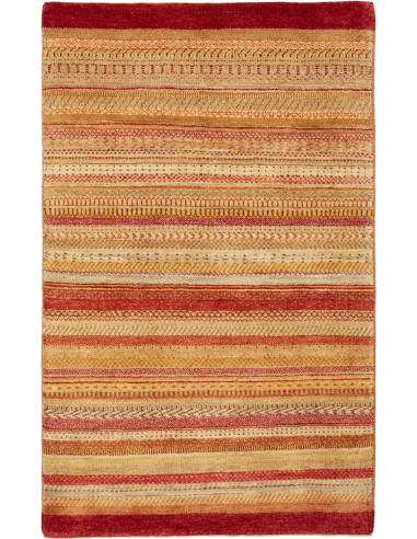 Gabbeh Fine Pakistan perù e marrone 93x153