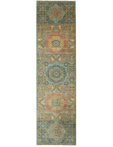 Mamlouk Pakistan grigio e abbronzatura 80x290