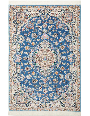 Nain 9La Persia grigio chiaro e blu ardesia scuro 104x156