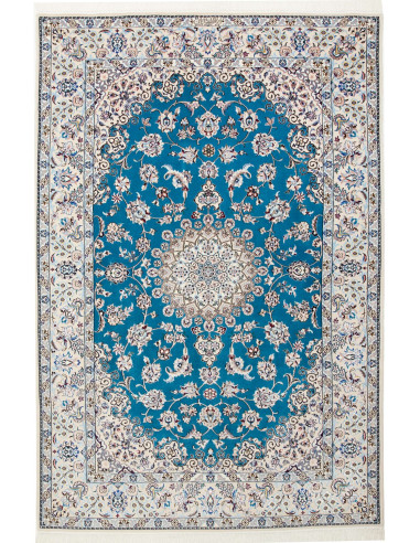 Nain 6La Persia grigio chiaro e verde acqua 131x194