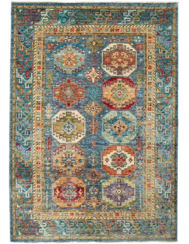 Tribal Pakistan grigio e grigio tenue 150x213