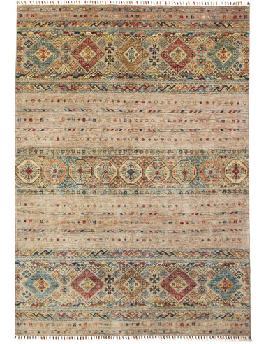 Rubin Pakistan marrone rosato e grigio ardesia scuro 149x208