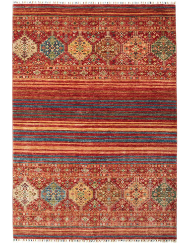 Rubin Pakistan terra di siena e grigio ardesia scuro 170x241