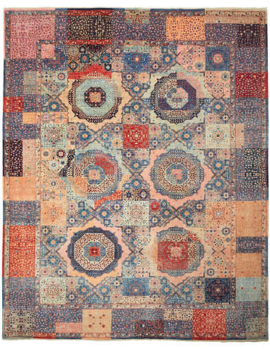 Mamlouk Pakistan marrone rosato e grigio ardesia scuro 281x350