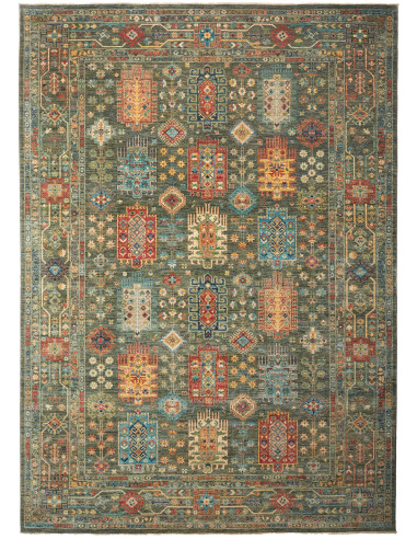 Tribal Pakistan grigio tenue e grano 244x342