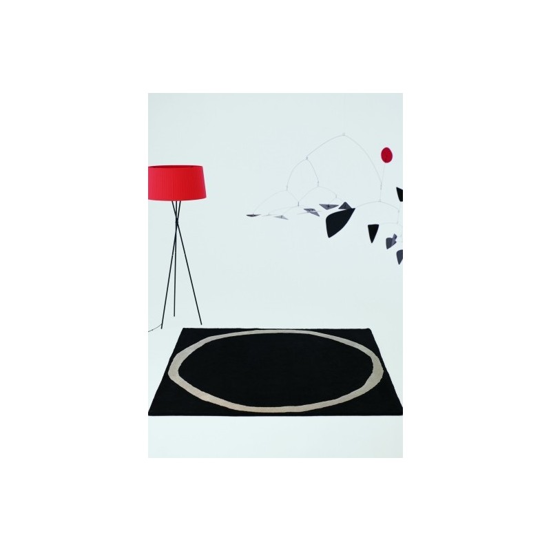 Carpet Aros Nanimarquina black quadrato