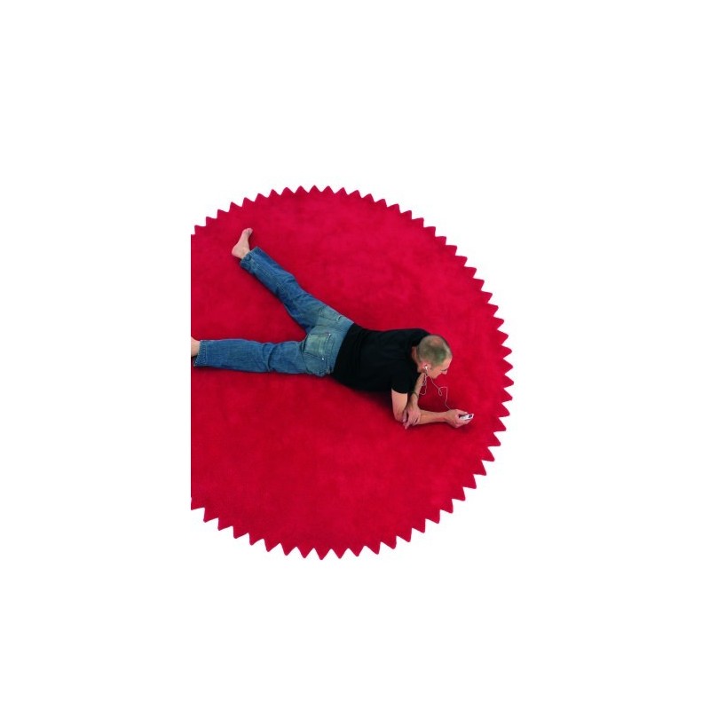 tappeto News Nanimarquina red rotondo