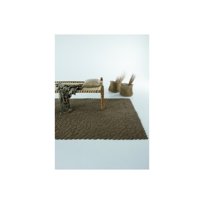 tappeto Spiral Nanimarquina brown