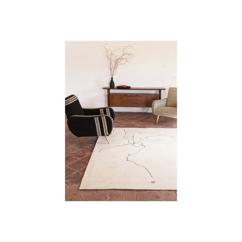 tappeto Chillida Nanimarquina Mano 1993 beige