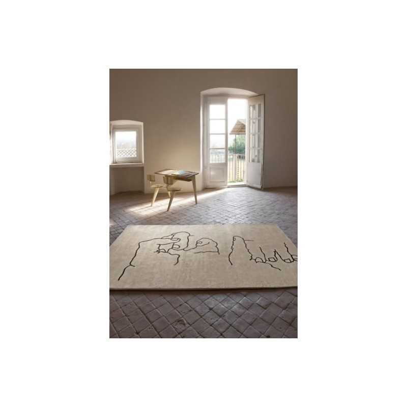 tappeto Chillida Nanimarquina Manos 1995 beige