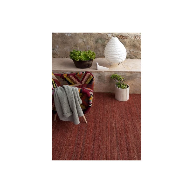Carpet Earth natural Nanimarquina terracotta