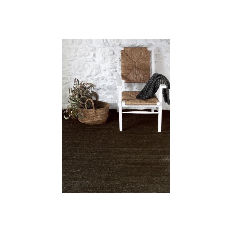 tappeto Earth natural Nanimarquina black