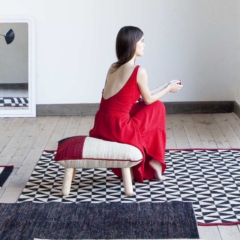 Carpet Melange Nanimarquina Pouf Colour 1