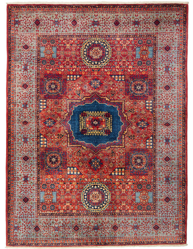 Mamlouk Pakistan terra di siena e grigio ardesia scuro 198x146