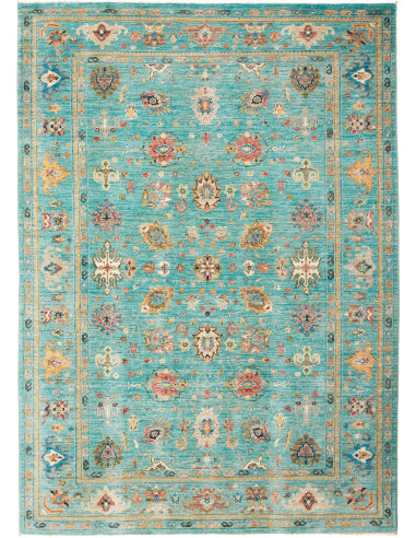Zigler Fine Pakistan verde mare scuro e verde mare 169x239