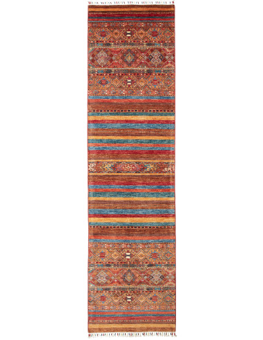 Samarkand Pakistan terra di siena e salmone scuro 81x307