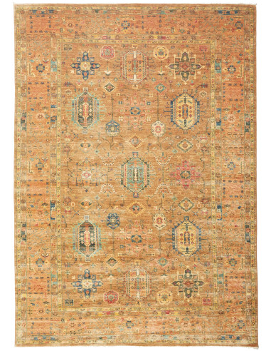 Tribal Pakistan kaki scuro e verde oliva scuro 205x290