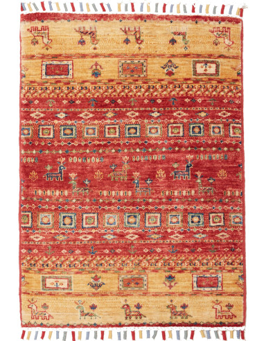 Siva Pakistan rosso indiano e legno robusto 63x85