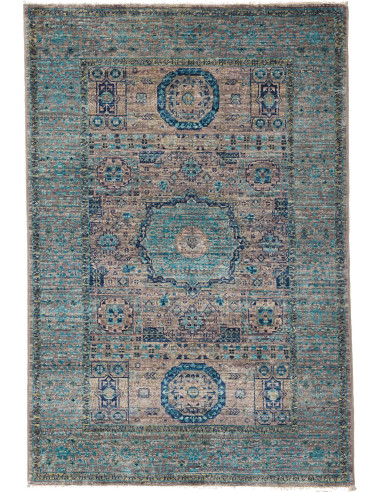 Mamlouk Pakistan grigio e grigio 80x118