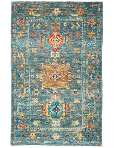 Tribal Pakistan grigio e grigio ardesia 79x123